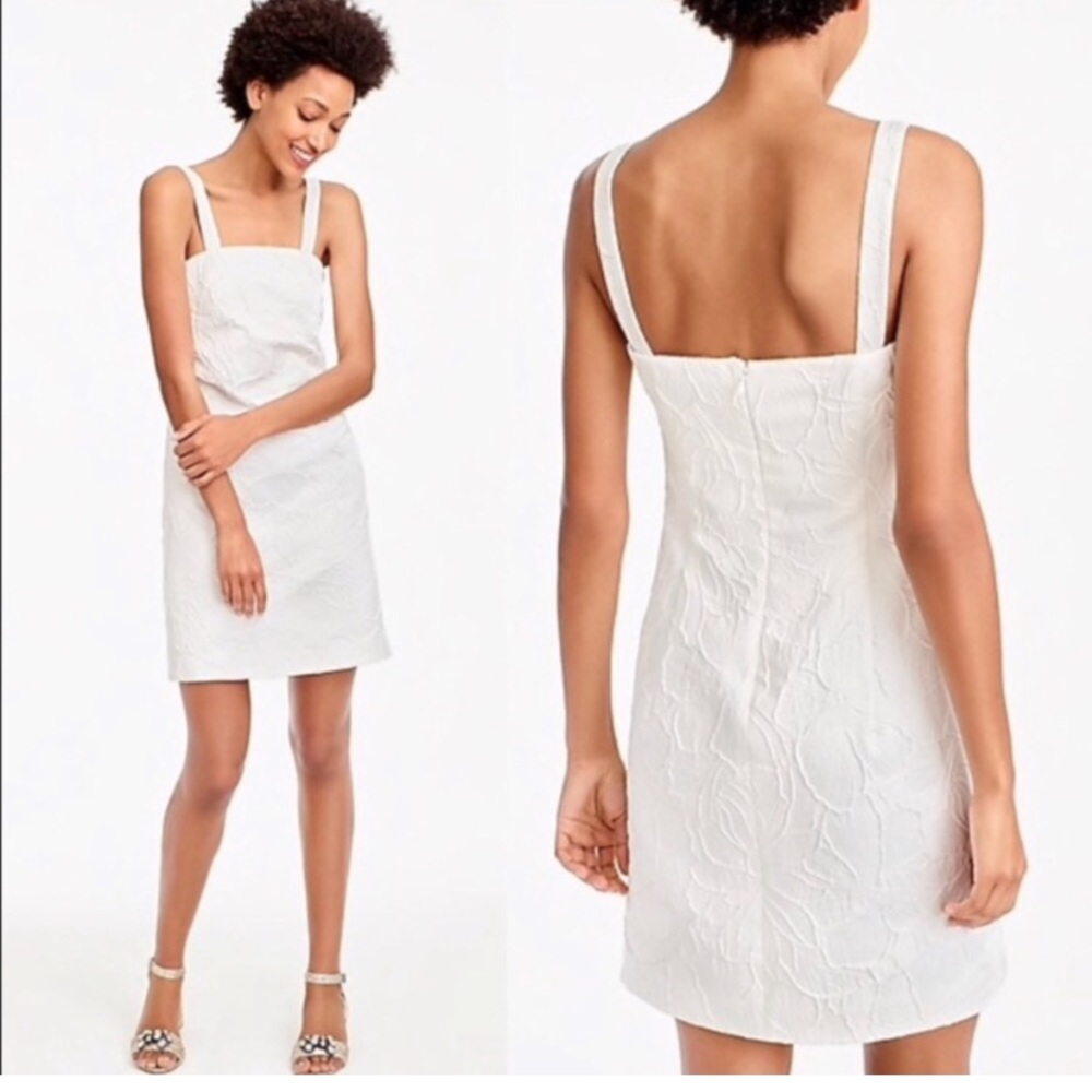 Aloha, tropical white mini dress